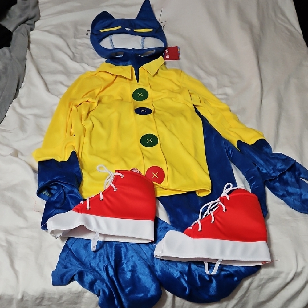 Pete The Cat Costume Kids Large